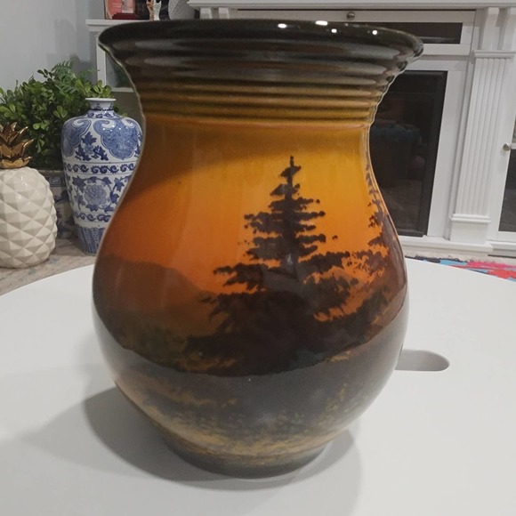 Majolika Porcelain Hand Painted SMF Schramberg Scenic - Picture 2 of 6